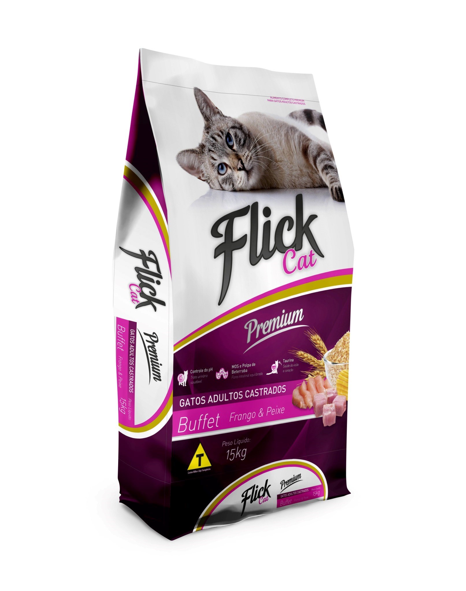 Flick Cat Premium Mix Castrado 15kg