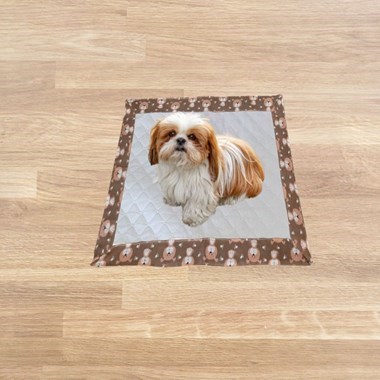 Tapete Higiênico Pet Impermeável Médio Reutilizável - Avelã 