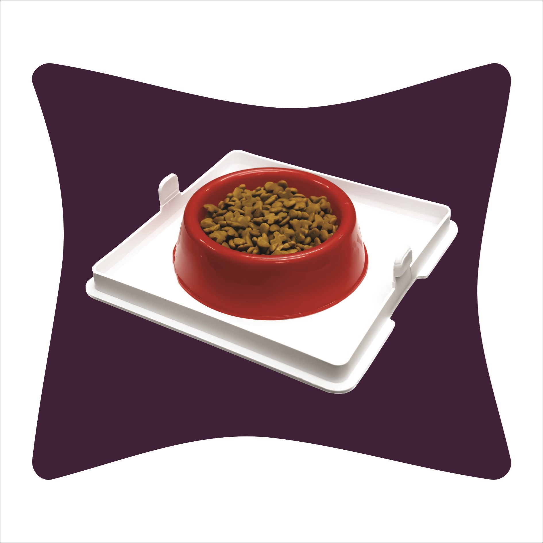 comedouro bebedouro higienico para caes protege 100% água e ração