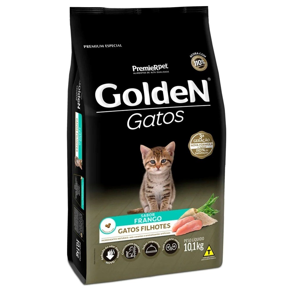 Ração Golden Gatos Filhotes Frango 10kg