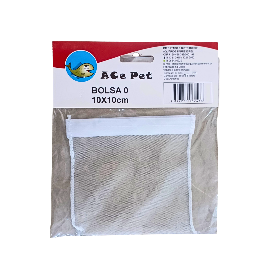 BOLSA N 0 10X10CM VELCRO PARA MÍDIAS FILTRANTES