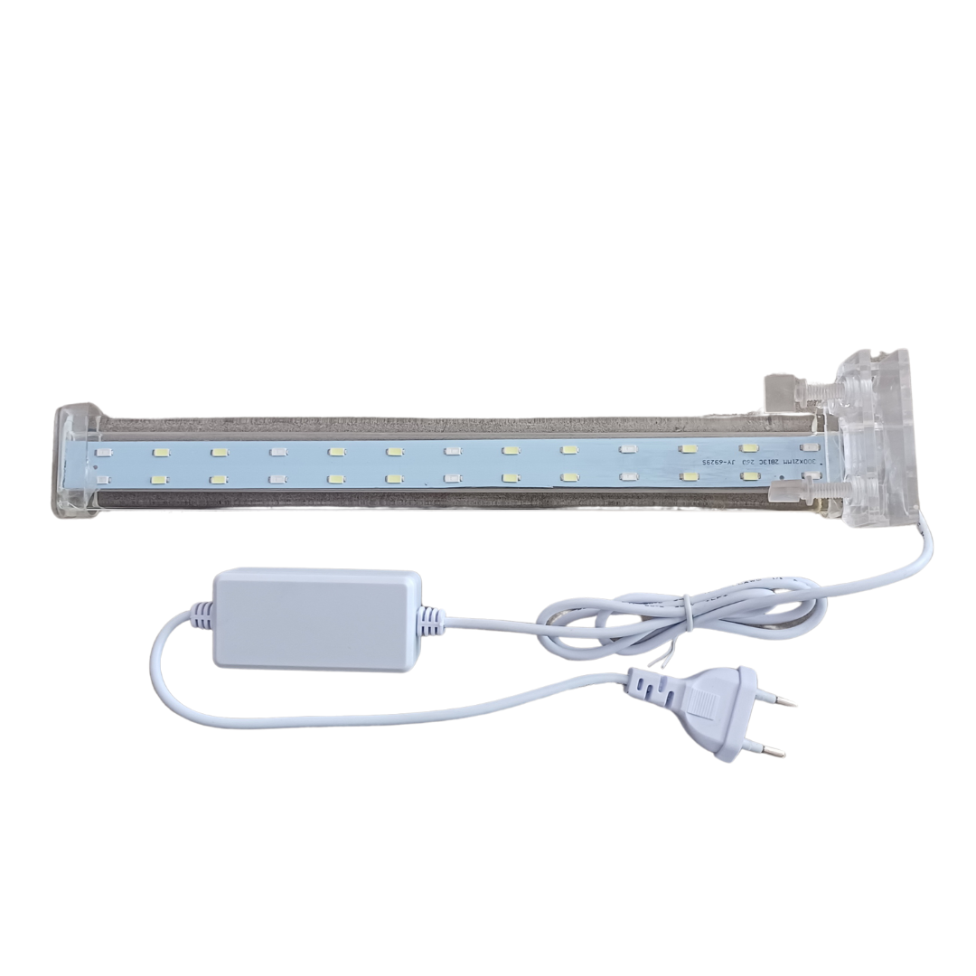 LUMINÁRIA DE LED 29 CM BRANCA/ROSA