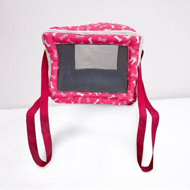 Bolsa Impermeável para Transporte de Pets - Ideal para Viagens de Avião e Carro - Cor Pink