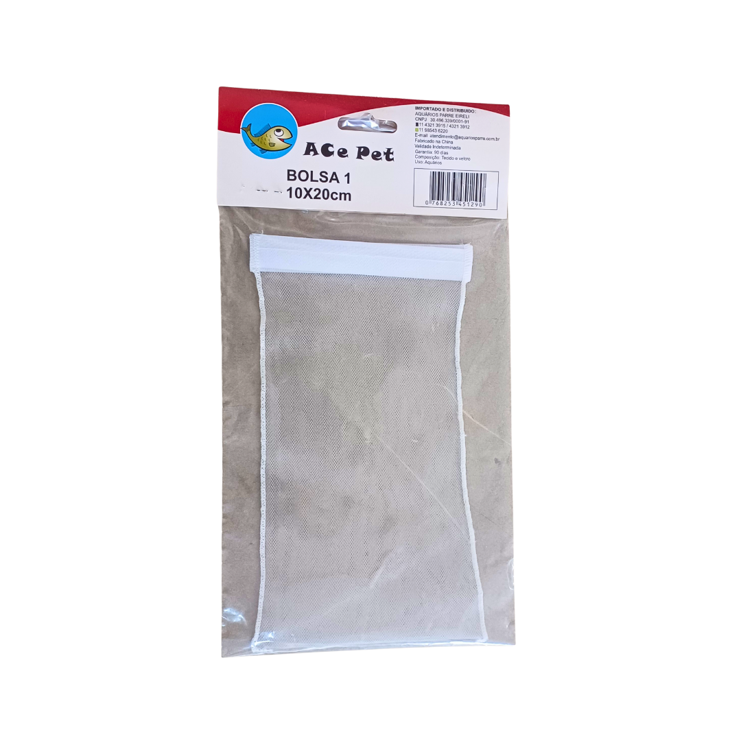 BOLSA N 1 10X20CM VELCRO PARA MÍDIAS FILTRANTES