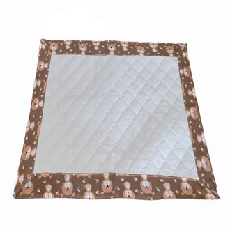 Tapete Higiênico Pet Impermeável e Super Absorvente Reutilizável - Grande Dog Avelã 