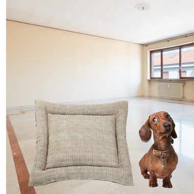 Colchonete Pet Grande Impermeável Retangular Avelã