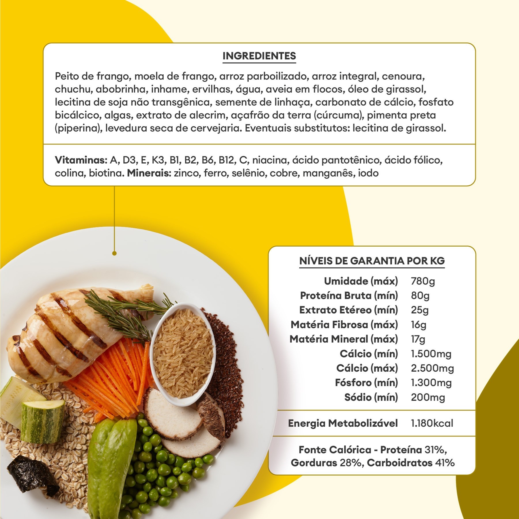 Alimentação Natural Pet Delícia Risotinho de Frango para Cão 320g 