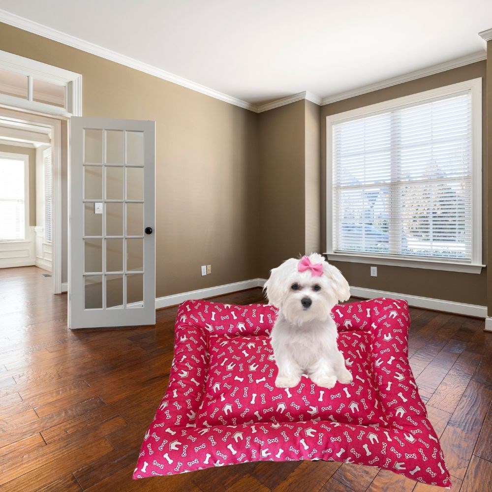 Colchonete Grande Retangular Pink para Pet Fêmea