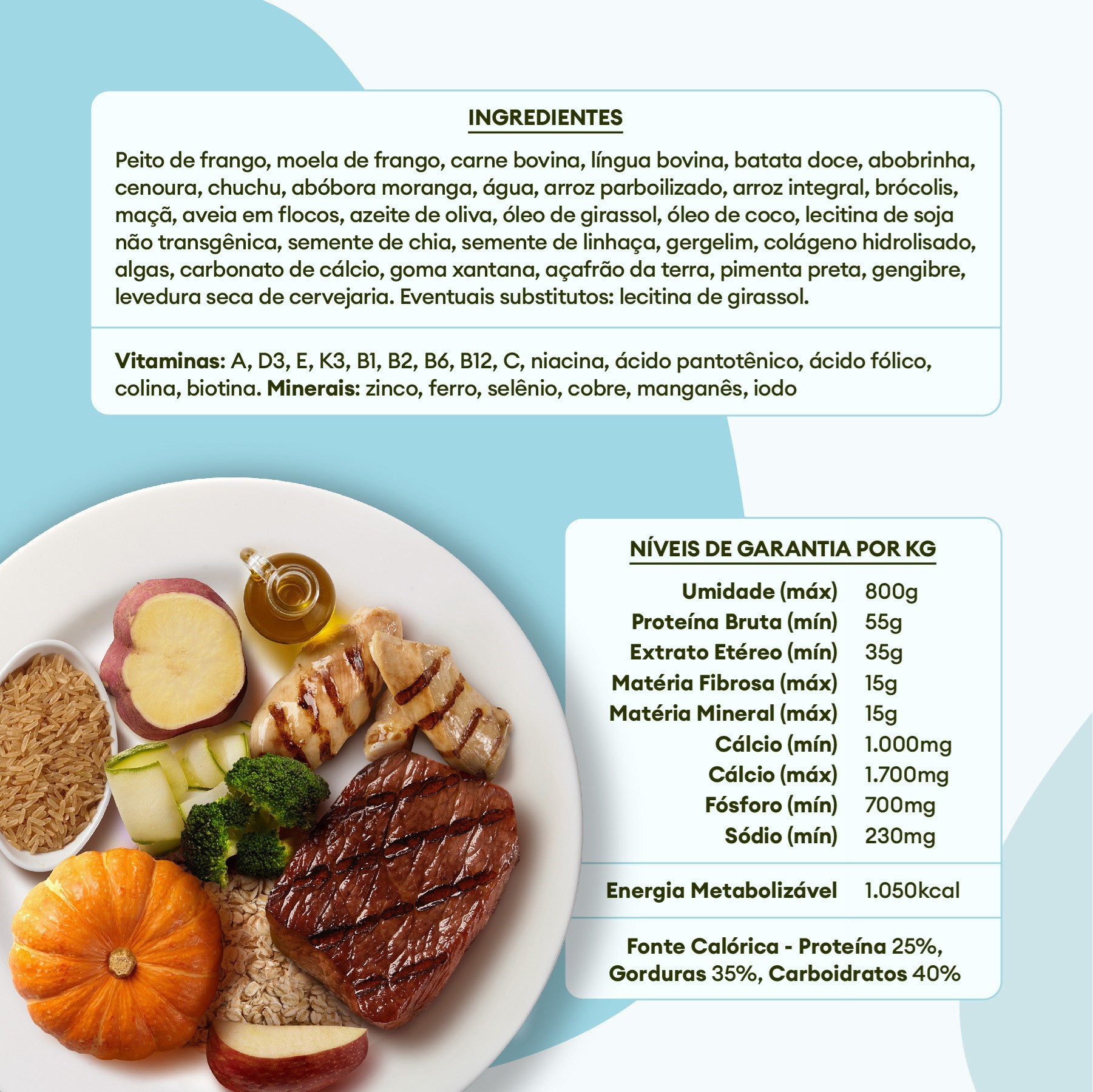 Alimentação Natural Pet Delícia Control Dog 320g