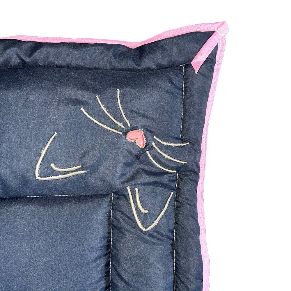 Colchonete Tapete Pet para Gatos Zoe Médio com Arranhador Rosa 