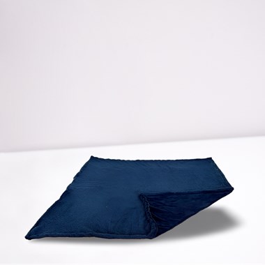 Kit 2 Pçs - Saco de Dormir Impermeável Azul com Manta Azul