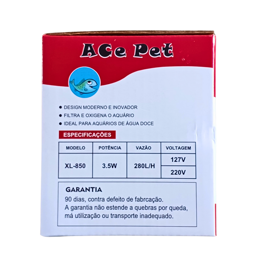 FILTRO EXTERNO XL-850 - 200L/H - 110V