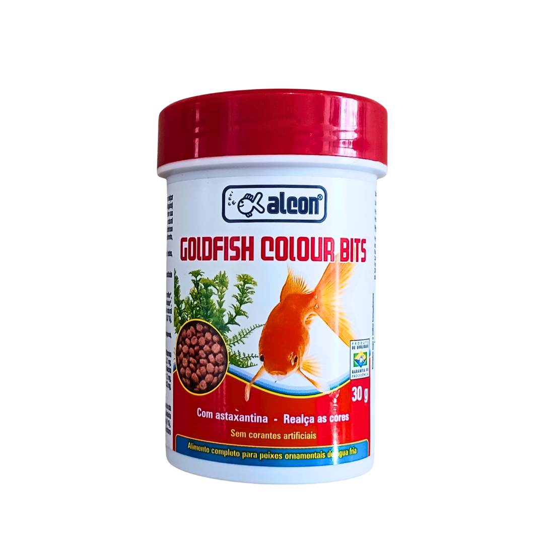 RAÇÃO ALCON GOLDFISH COLOUR BITS 30 G