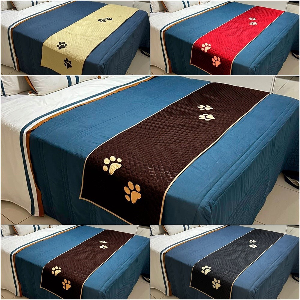 Peseira Pet Impermeável Vermelha para Cama de Casal – Proteção e Elegância