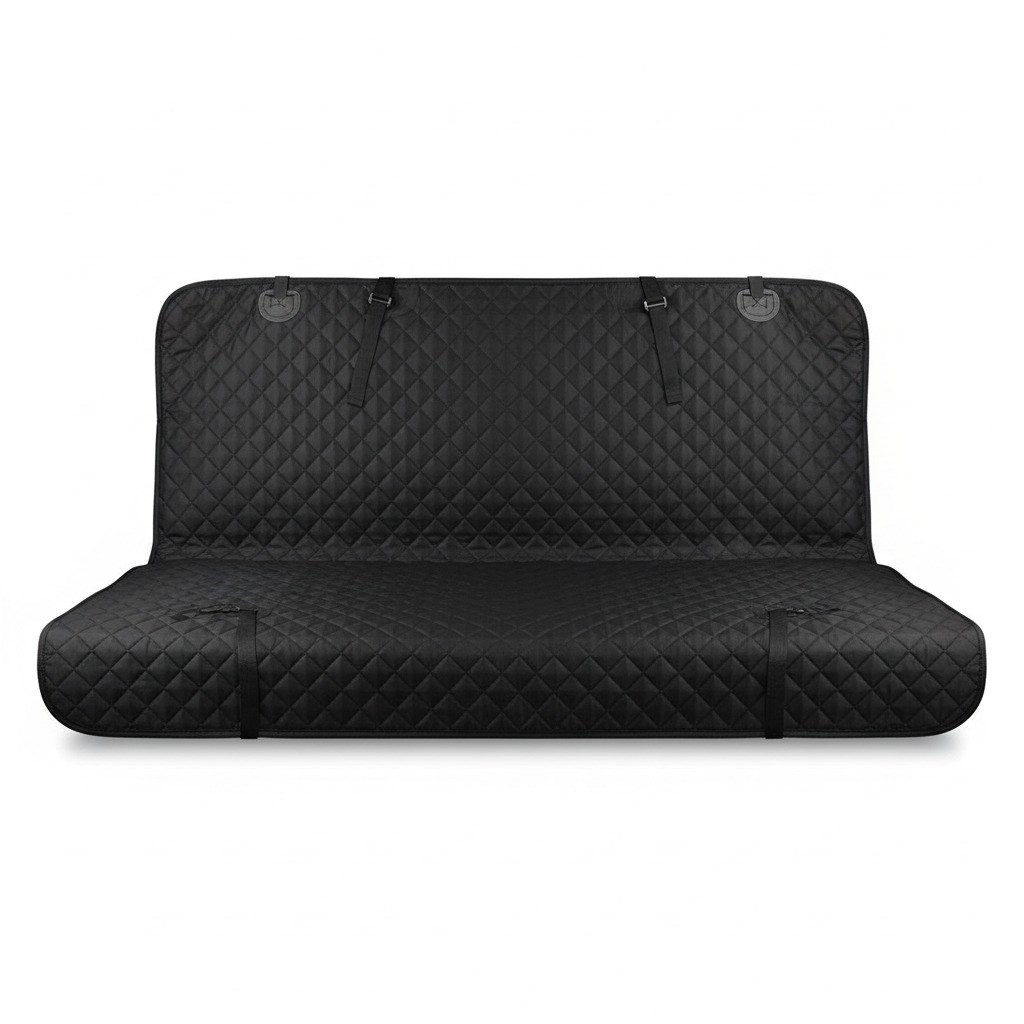 Cama e Capa Protetora Pet  2 em 1 para Assento Veicular Traseiro Universal Gigante Estampado
